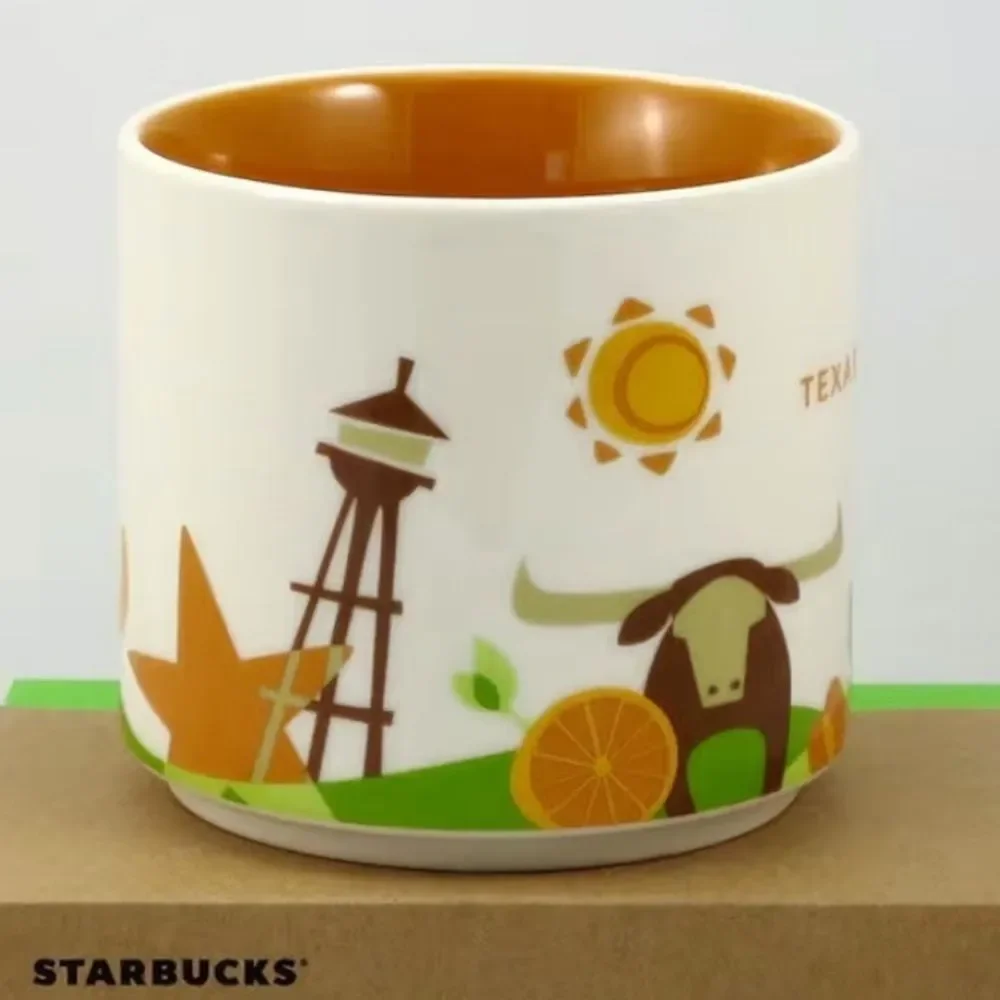 2017 Starbucks Texas YOU ARE HERE Coffee Mug 14 fl oz Collectors Cup